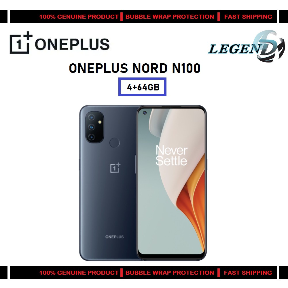 Oneplus Nord N100 4 64gb Global Version 1 Year Local Seller Warranty Shopee Malaysia