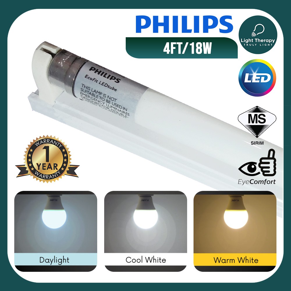 100 Original Philips Fluorescent Tube 36watt 4ft Philips Starter S10 S2 Lampu Kalimantang 4ft 2ft Non Led Shopee Malaysia