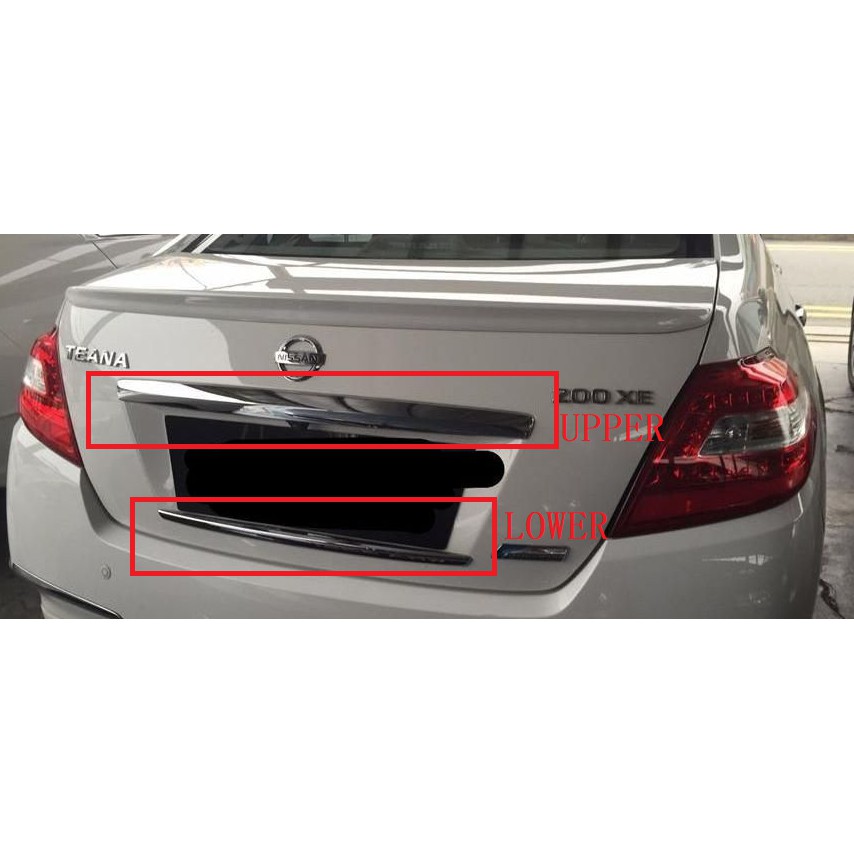 NISSAN TEANA J32 2009 2013 REAR BOOT GARNISH CHROME NEW