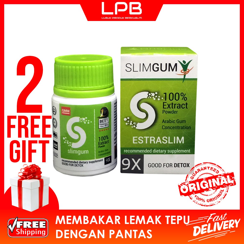 Slimgum - Ubat Kurus Original 100%  Shopee Malaysia