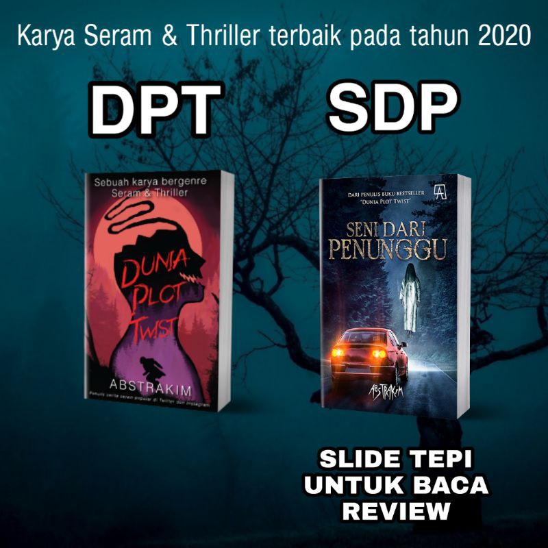 Novel Karya Seram &amp; Thriller Terbaik Pada Tahun 2020