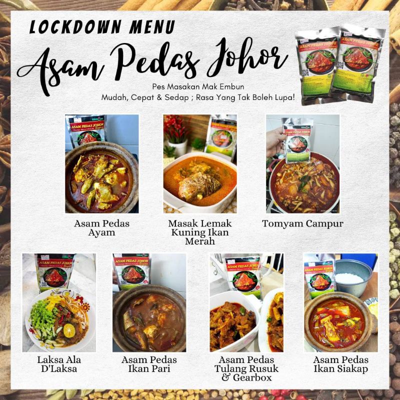 Pes Asam Pedas Johor Utm Skudai By Mak Embun Shopee Malaysia