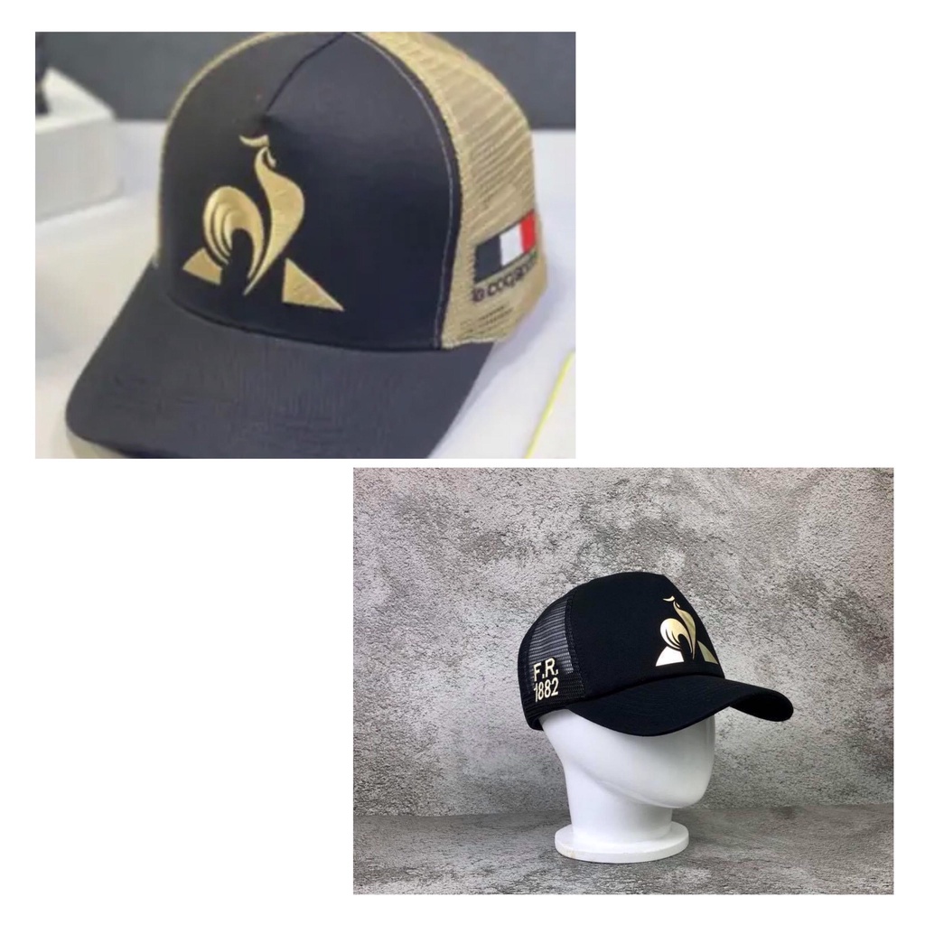 Cap - French chicken khaki with mesh - cool style, easy to see for men and women Baseball Cap