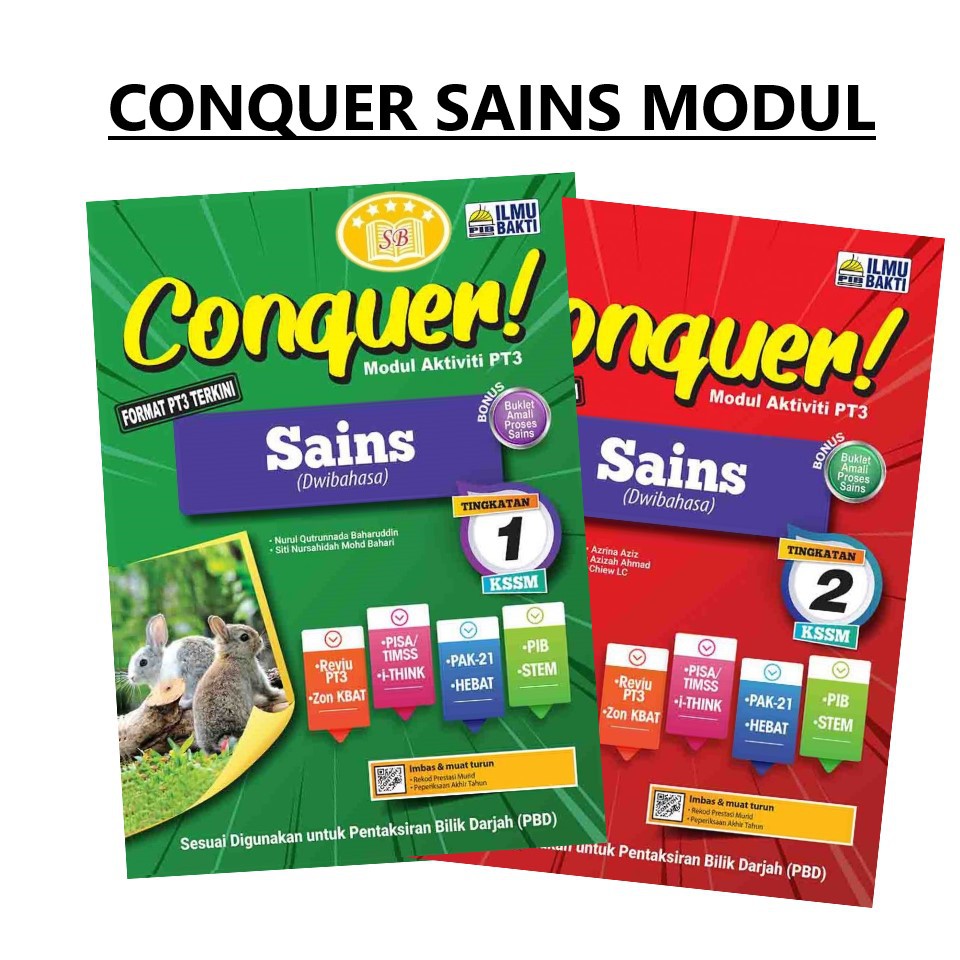 Conquer Sains Modul Aktiviti Pt3 Tingkatan 1 2 Shopee Malaysia