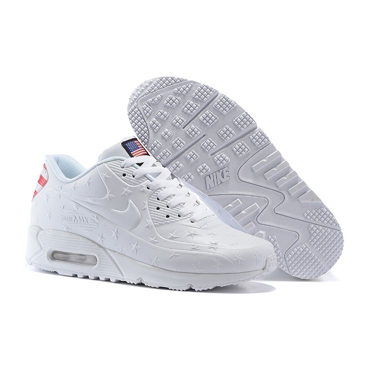 2015 NIKE AIR MAX 90 HYPERFUSE USA Independence Day White 2015 NIKE AIR MAX 90 HYPERFUSE USA Independence Day White
