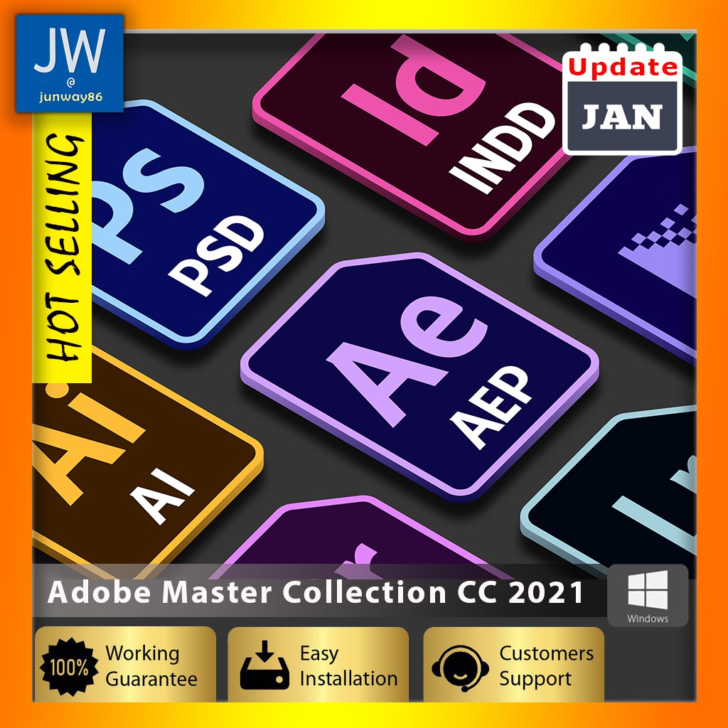 Adobe Master Collection Cc 21 X64 Full Version Shopee Malaysia