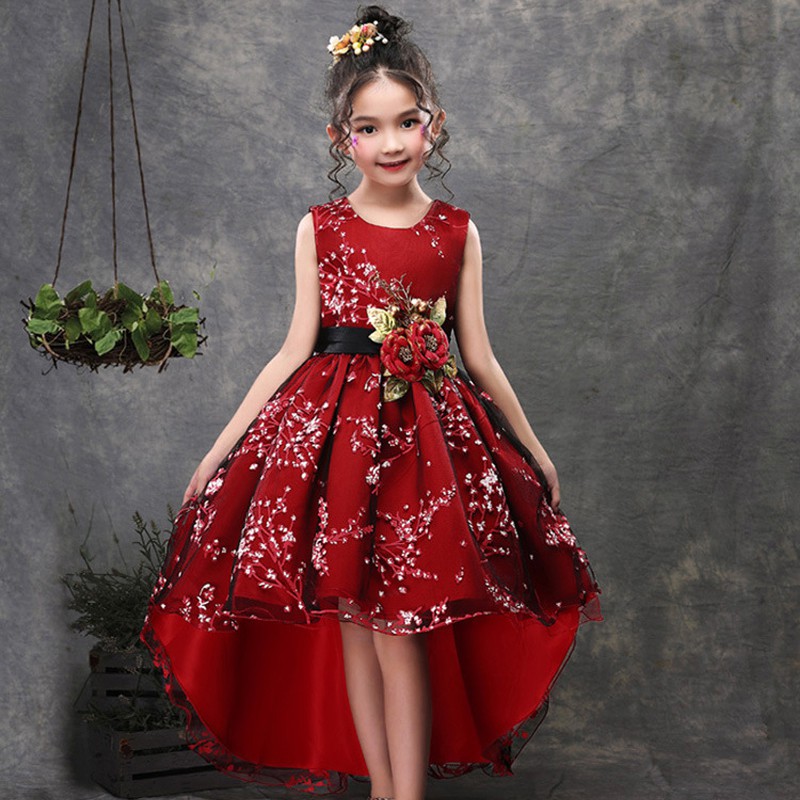 red cocktail dress for kids