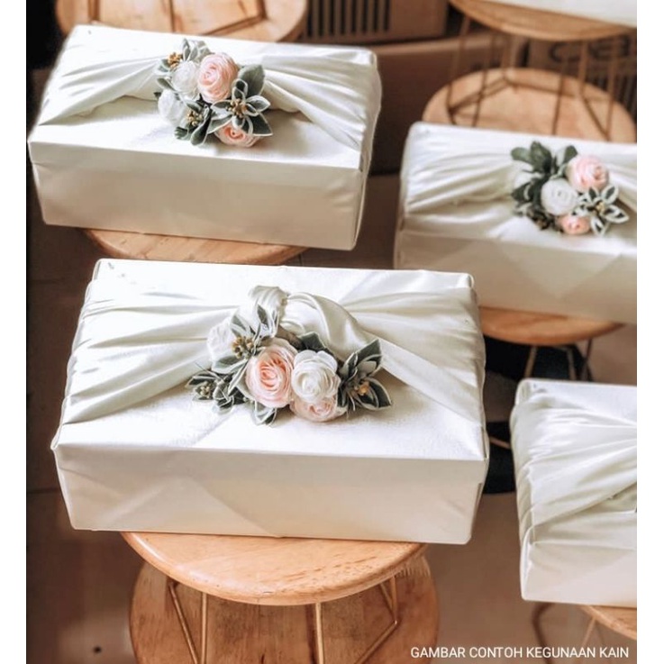 Kain Satin Utk Balut Kotak Hidden Hantaran Album 2 Shopee Malaysia