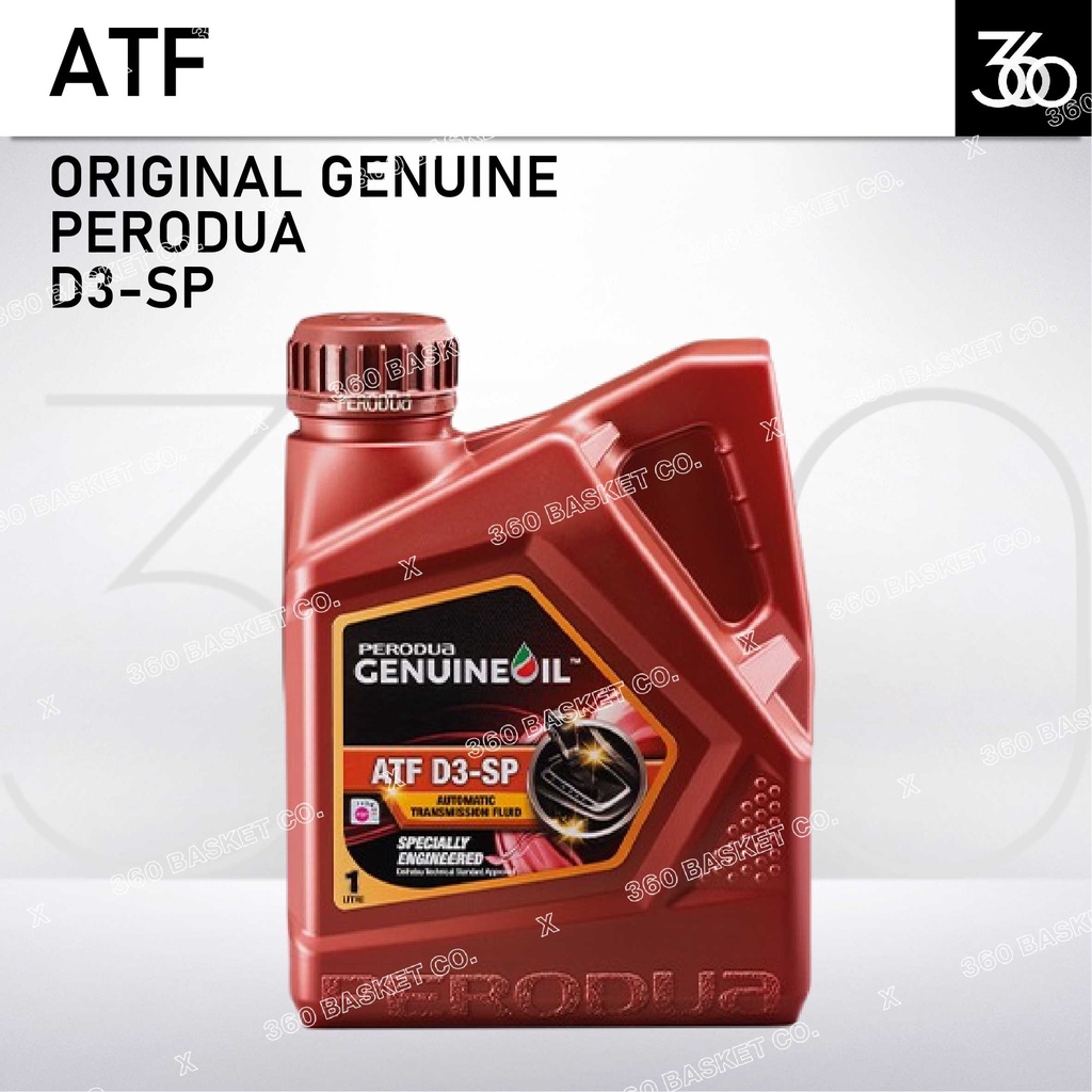 GENUINE ORIGINAL MINYAK AUTO GEAR OIL FLUID PERODUA D3SP ATF (1L