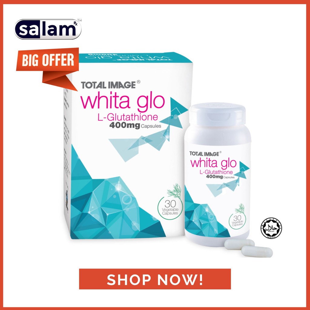 Total Image Whita Glo L Glutathione 400mg 30 S For Both Men And Women Exp 12 09 2021 Shopee Malaysia