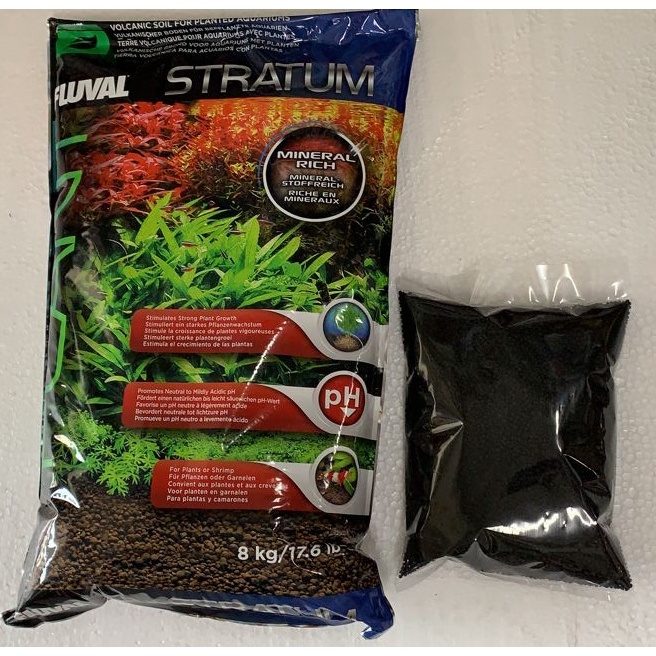 Repack Fluval Plant and Shrimp Stratum Volcanic Soil Aquarium Substrate ...