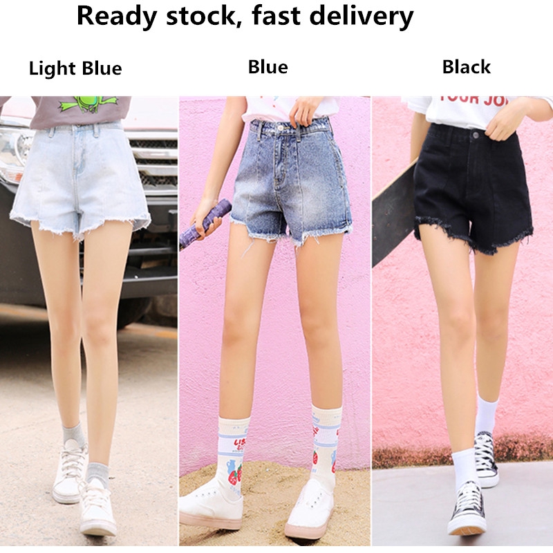 slimming jean shorts