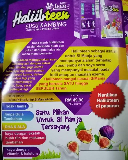 Susu Kambing Tanpa Gula Tambahan Haliibteen Pu Syed Shopee Malaysia
