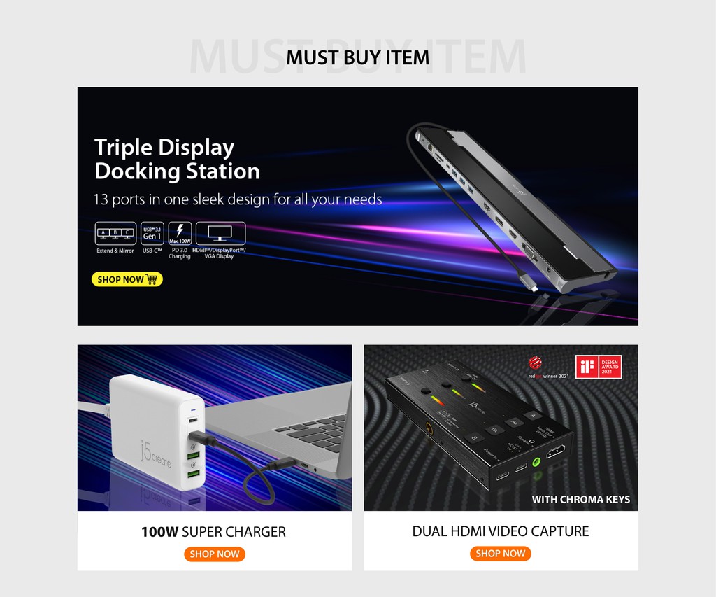 j5create Official Store, Online Shop | Shopee Malaysia