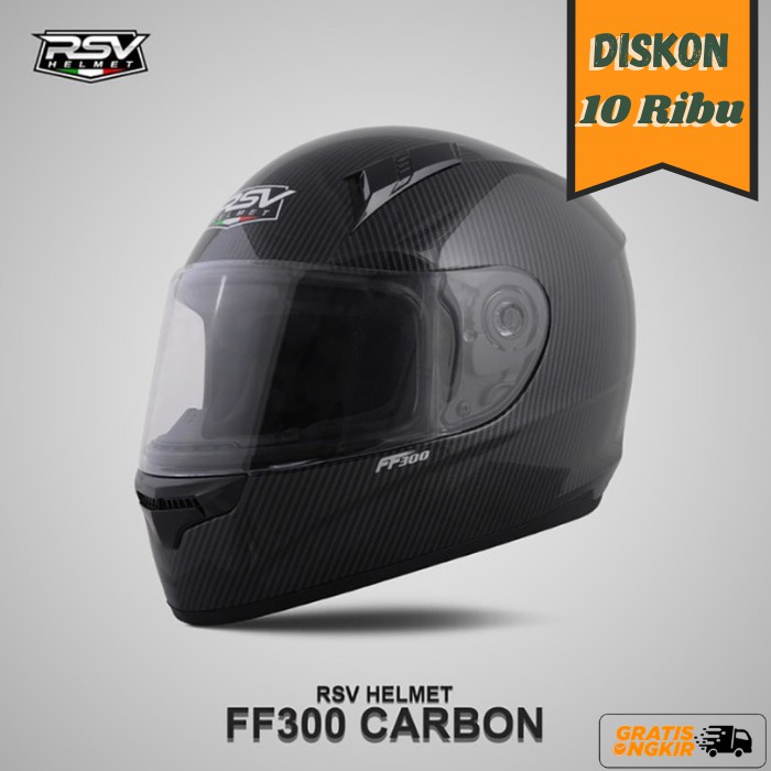 Rsv FF300 CARBON GLOSSY Helmet FULL FACE Helmet RSV Helmet | Shopee ...