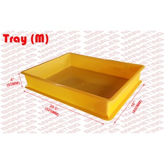 3 SAIZ🔥 FOOD TRAY MAKANAN BEKAS ROTI Stackable Plastic Tray Bread TRAY ...