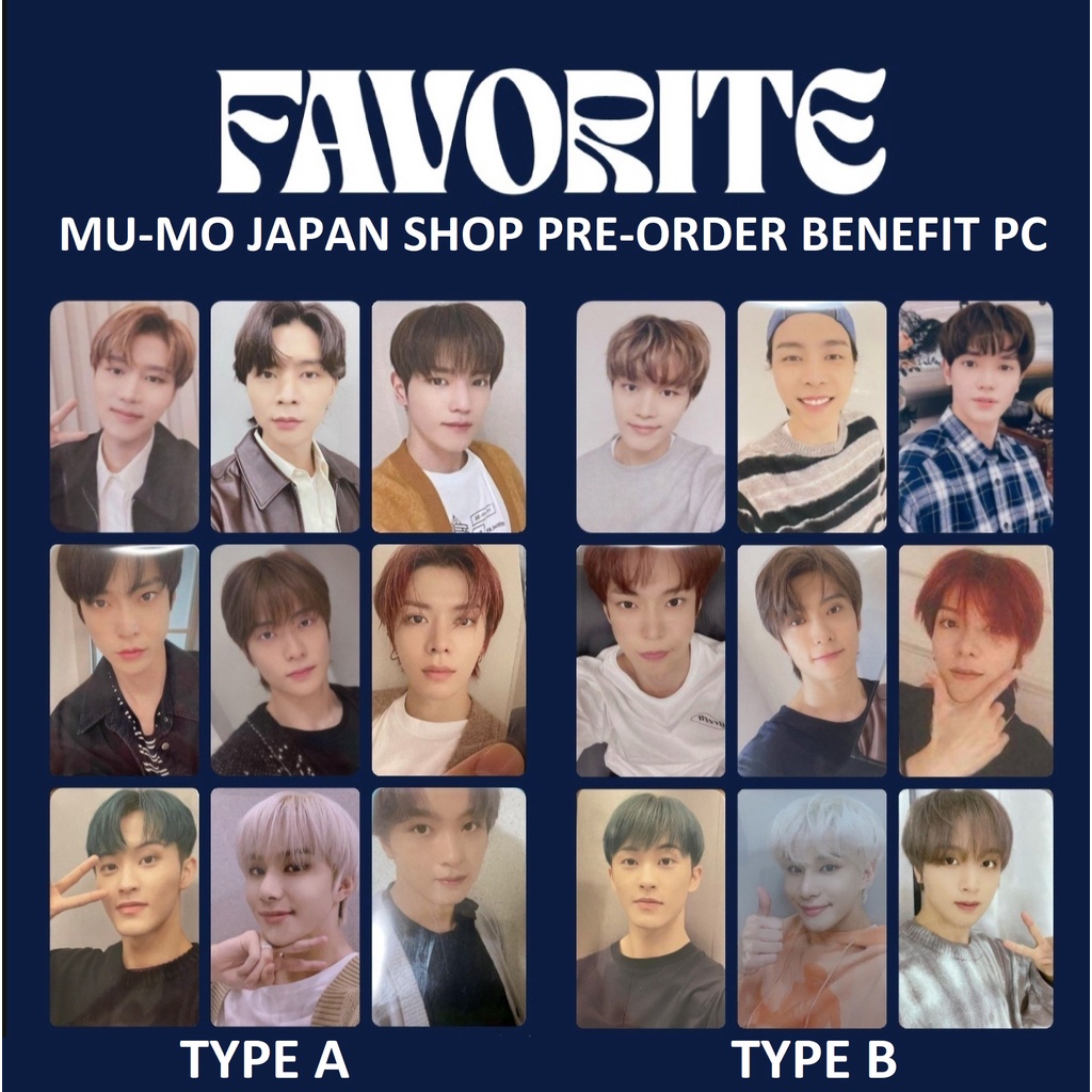NCT127 Favorite MUMO Shop Official Photocard nct 127 japan pc mumo repackage catharsis classic