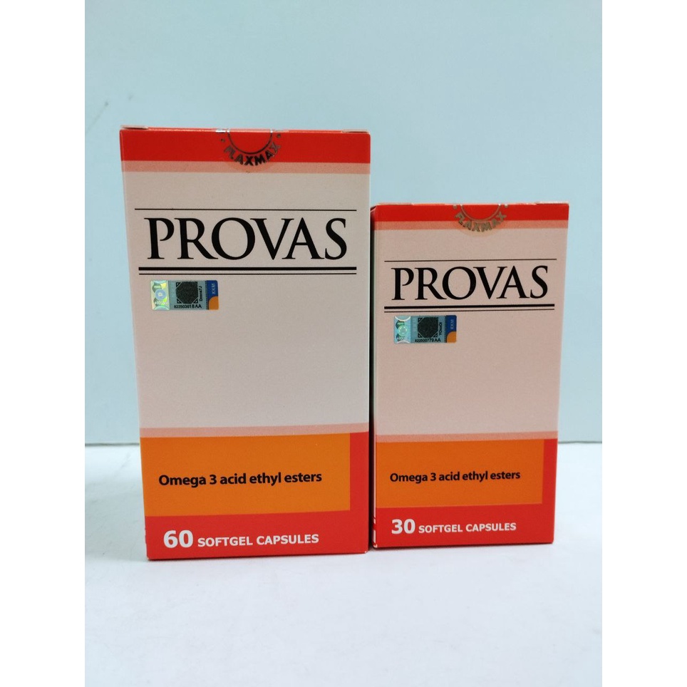 Provas Omega 3 Acid Ethyl Esters (30 Softgel Capsules/60 Softgel