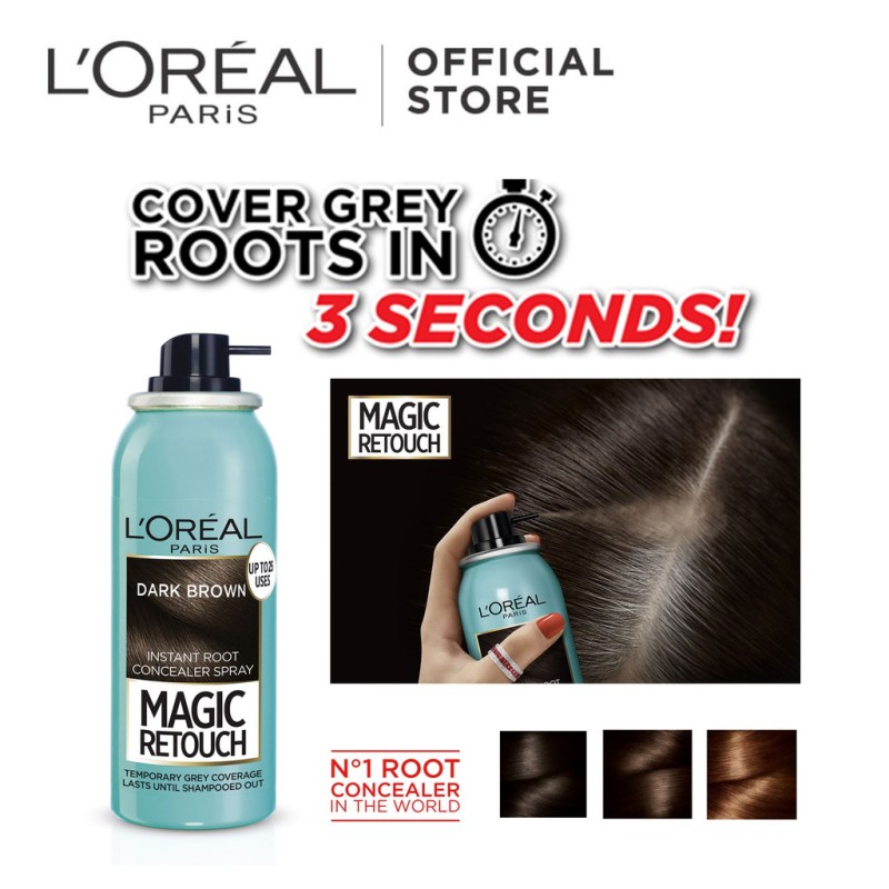 L'Oreal Paris Magic Retouch Instant Root Concealer Spray (Hair Colouring &  Hair Care) | Shopee Malaysia