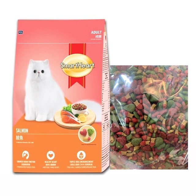 Smart Heart Cat Food Salmon Repack 1kg Shopee Malaysia