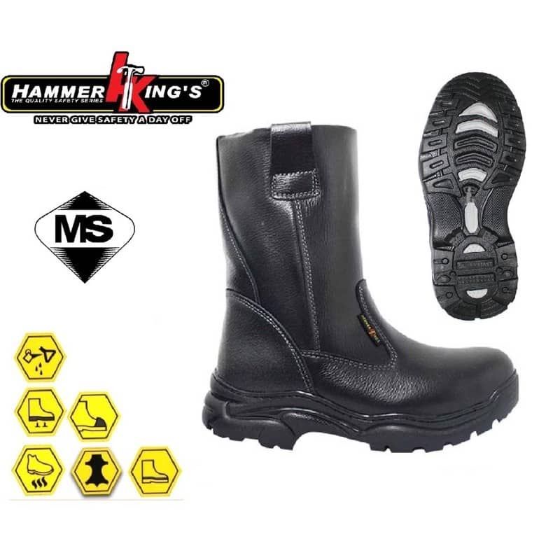Original High Cut Hammer King Safety Shoes 13022 Kasut Safety Shopee