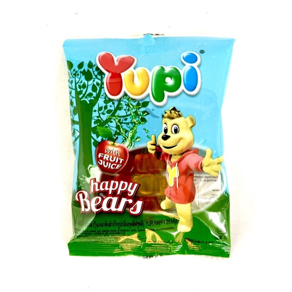Yupi 40g Gummy Sweet Candy Strawberry Kiss Happy Bears Neon Stix Iced Cola Childhood Snack  火爆零食 Sweet House 3006