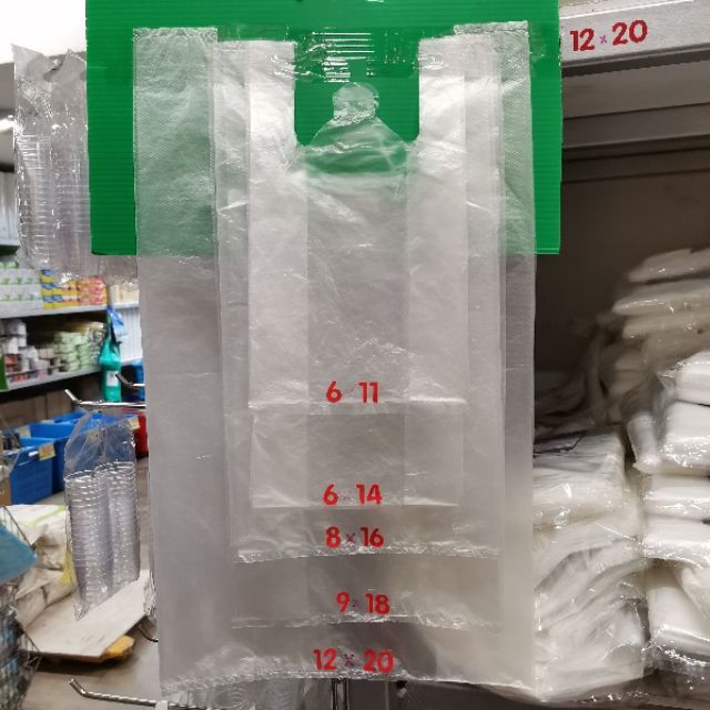 500g PP Plastik  Semi Jernih  Tangkai Packaging Bag Semi 