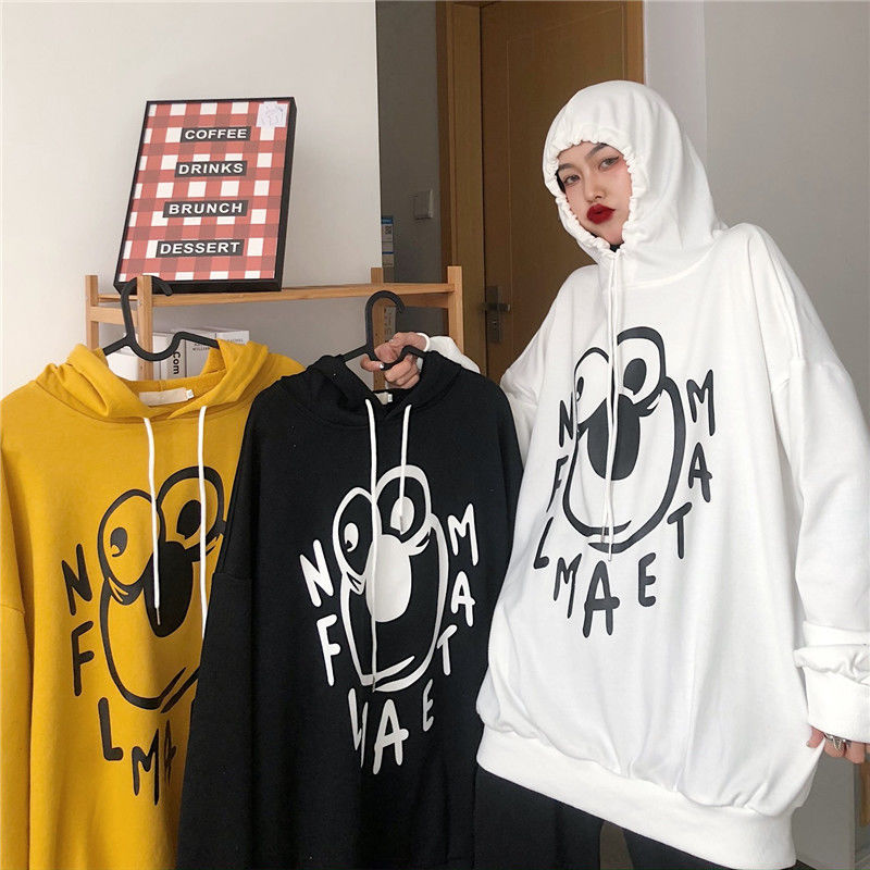 Plus Size】(40-150kg) Women Plus Size Hoodie Long Sleeve Baggy Thin Hooded  Outerwear Sweater | Shopee Malaysia