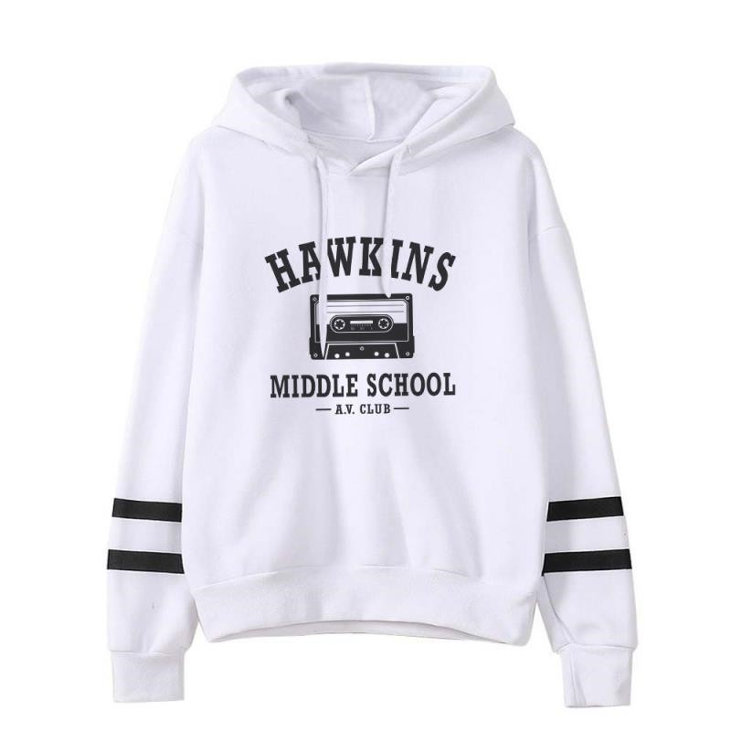 hawkins middle school av club hoodie