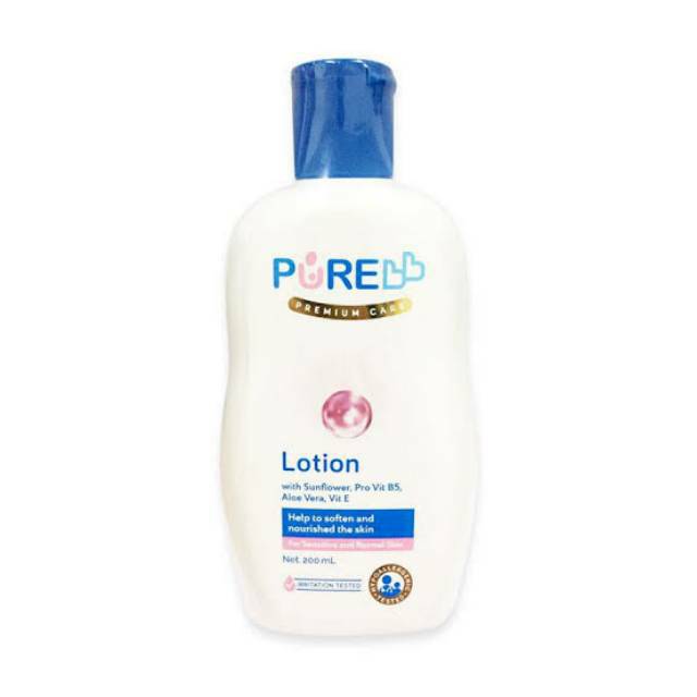 pure baby lotion