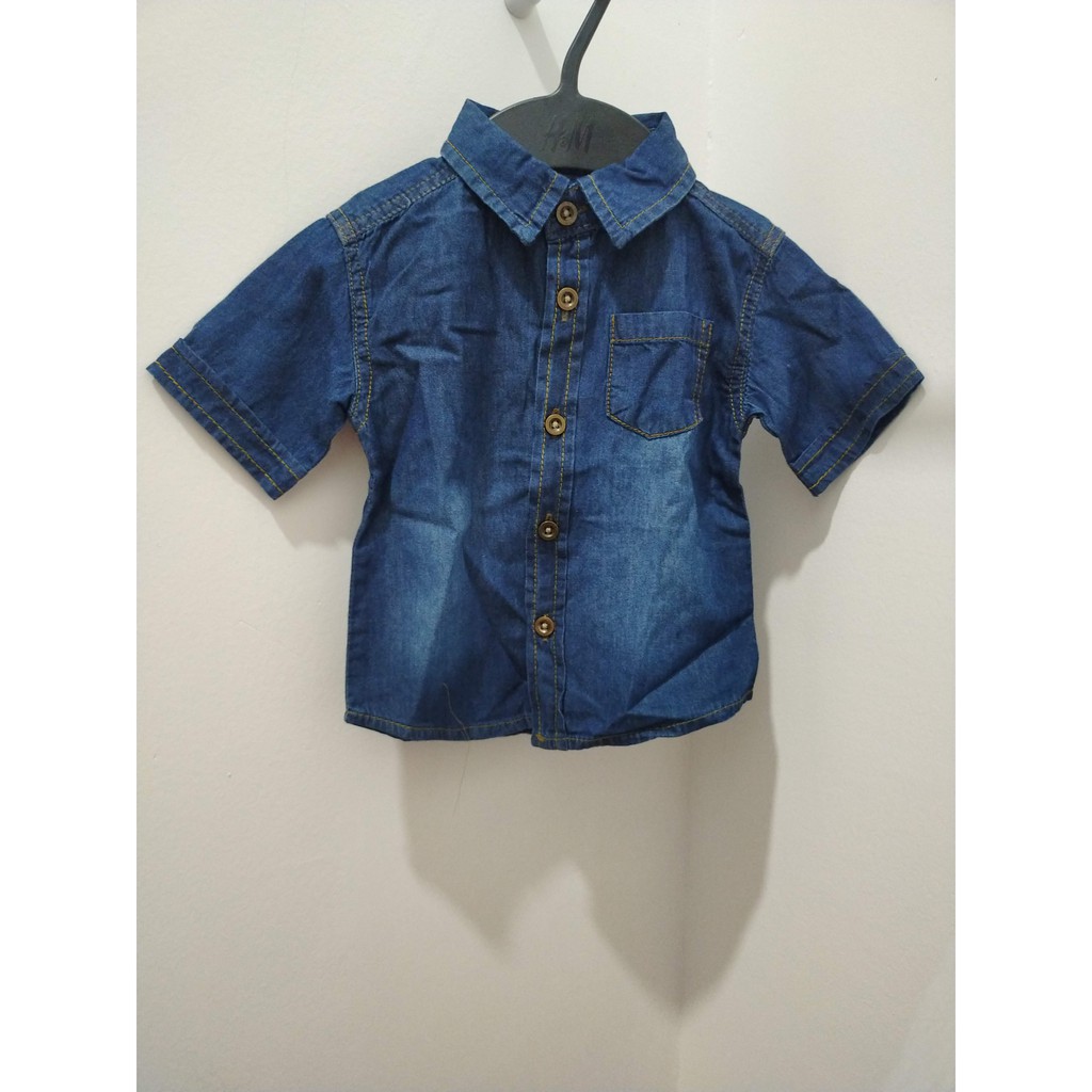 (READY STOCKS) Ackermans Baby Jeans Shirt | Shopee Malaysia