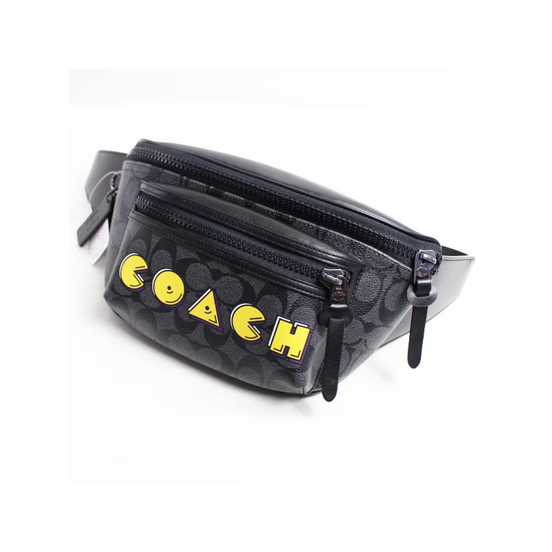 coach pac man belt bag