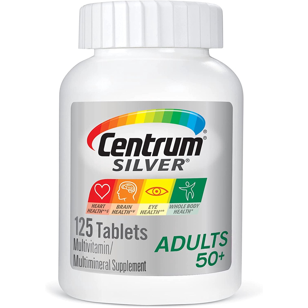 Centrum Silver Multivitamin For Adults 50 Plus, Multivitamin ...