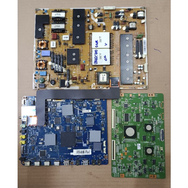Samsung Ua46c7000wr System Board Power Supply Tcon Tv sparepart Good Condition VD