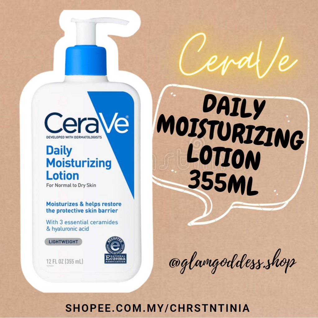 CERAVE DAILY MOISTURIZING LOTION 355ML Shopee Malaysia