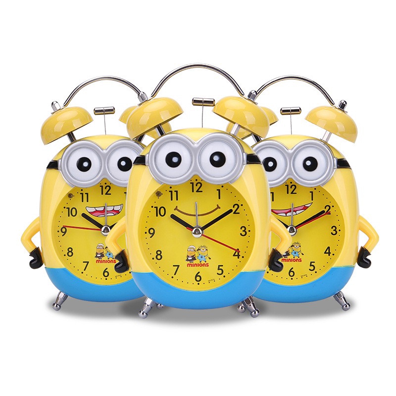 Download Lovely cartoon alarm clock children student bedroom silent bell | Shopee Malaysia