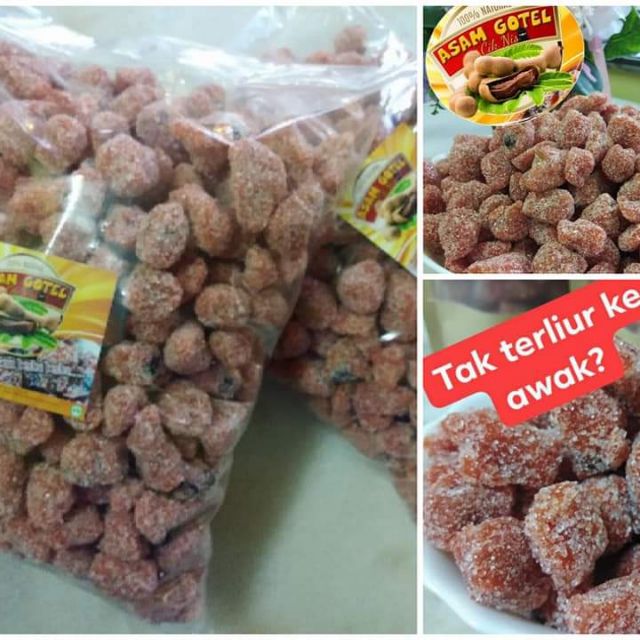 ASAM GOTEL CIKNYS... asam ni halal ka? Tengok kat sticker, uihhh baru perasan asam ni 100% orang muslim punya.