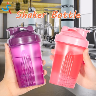 Shaker Bottle Water Cup 400ml Sports Bottle Gym Protein Shake Bottles Shaker