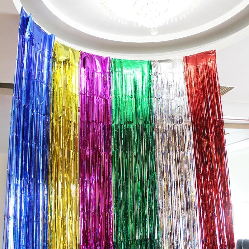 Aw08my Hot Sale Balloon Rain Curtains Tassel Balloon Decoration