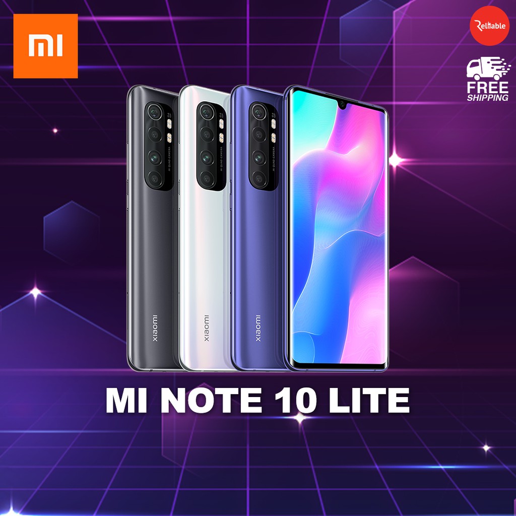 Mi Note 10 Lite 6gb 8gb 128gb Global Version Malaysia