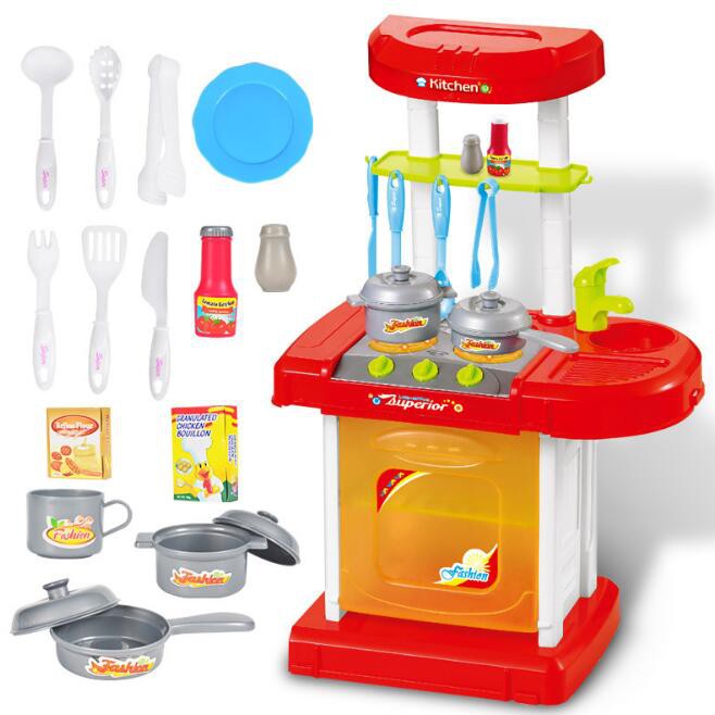 mini kitchen play set