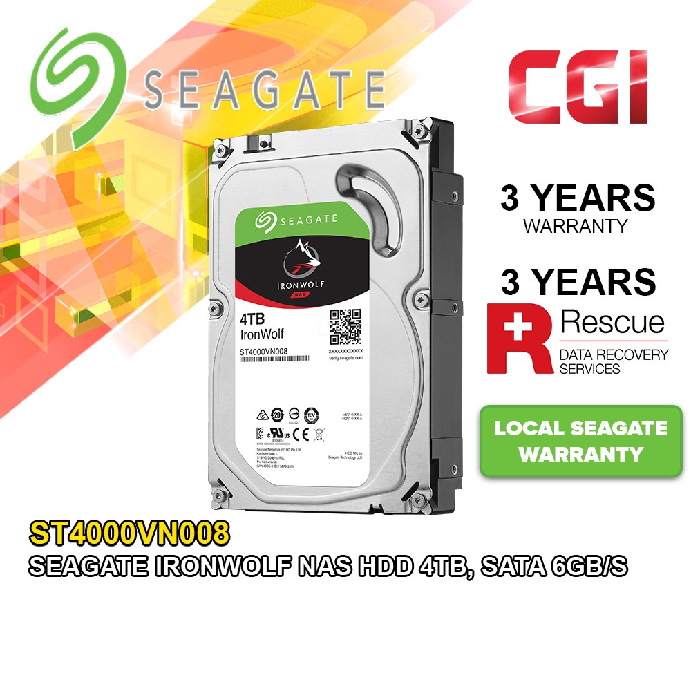 Seagate IronWolf 4TB 3.5