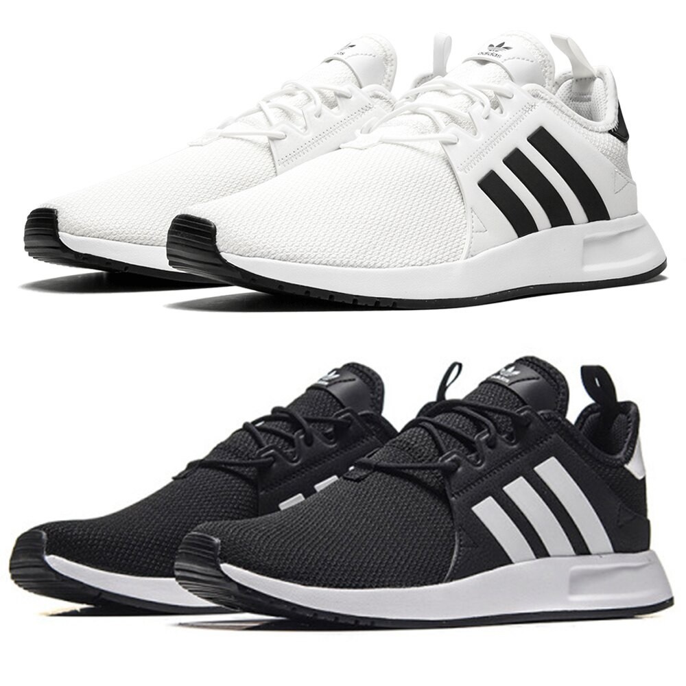 black and white adidas xplr