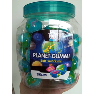 🔥halal🔥 1 Biji 3d Planet Earth Bumi Soft Fruit Gummi With Fruity Center 