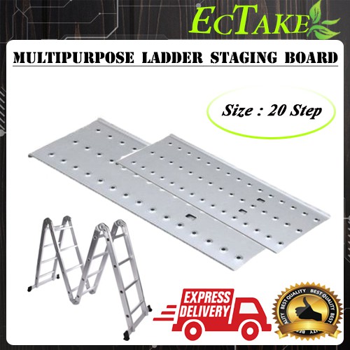 20 STEP Staging Board Multipurpose Ladder Staging Board Walking Board Platform for Multipurpose