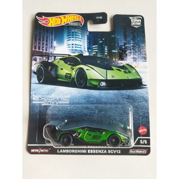 Hot Wheels Premium Lamborghini Essenza Scv12 Exotic Envy Shopee Malaysia 