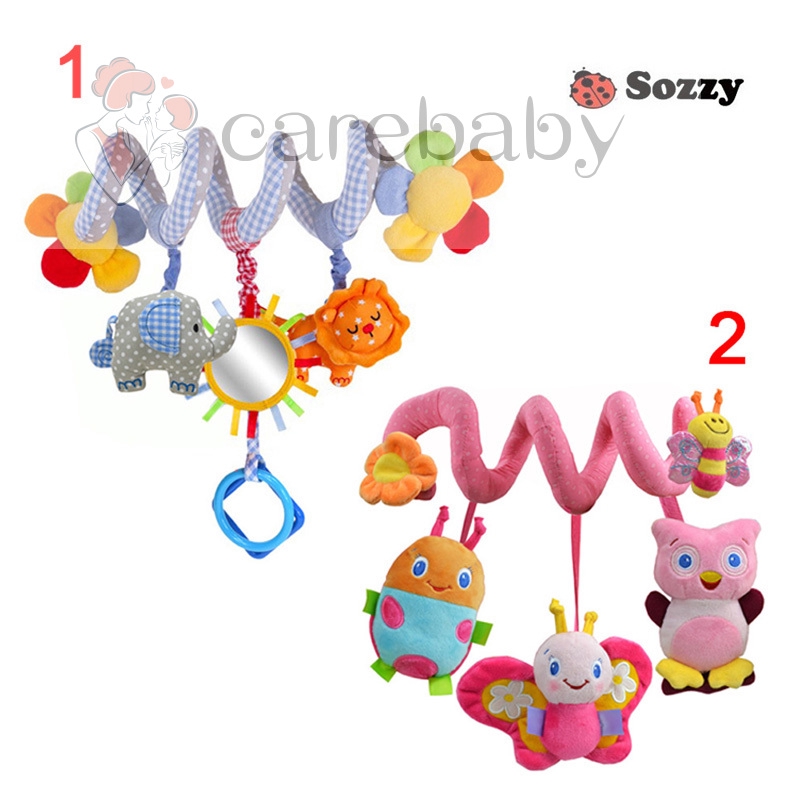 Bed Crib Cot Pram Hand Toys Stroller Pushchair Baby Hanging Rattle Toys CB