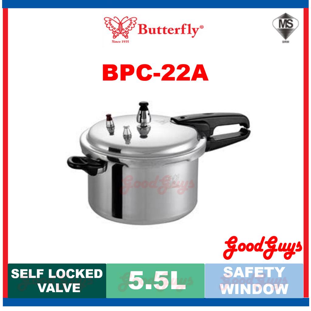 Butterfly BPC-22A Gas Type Aluminium Pressure Cooker 5.5L (BPC22A)