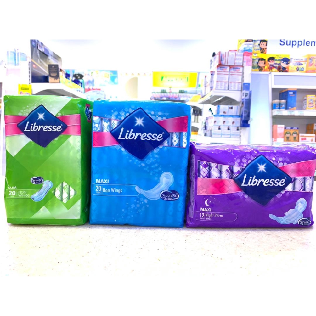 LIBRESSE SANITARY PADS MAXI/SLIM 20S/12S Shopee Malaysia