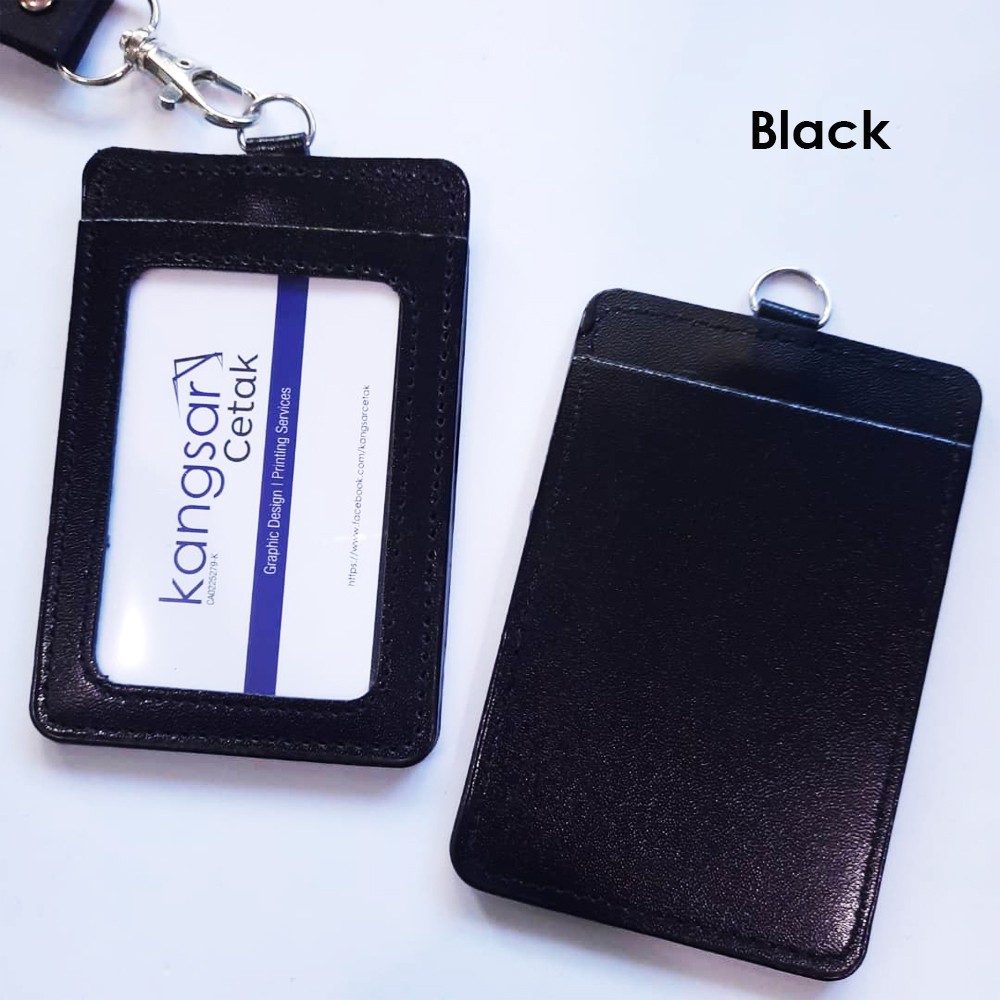PU ID Card Holder with two card slots Student card holder Shopee Malaysia